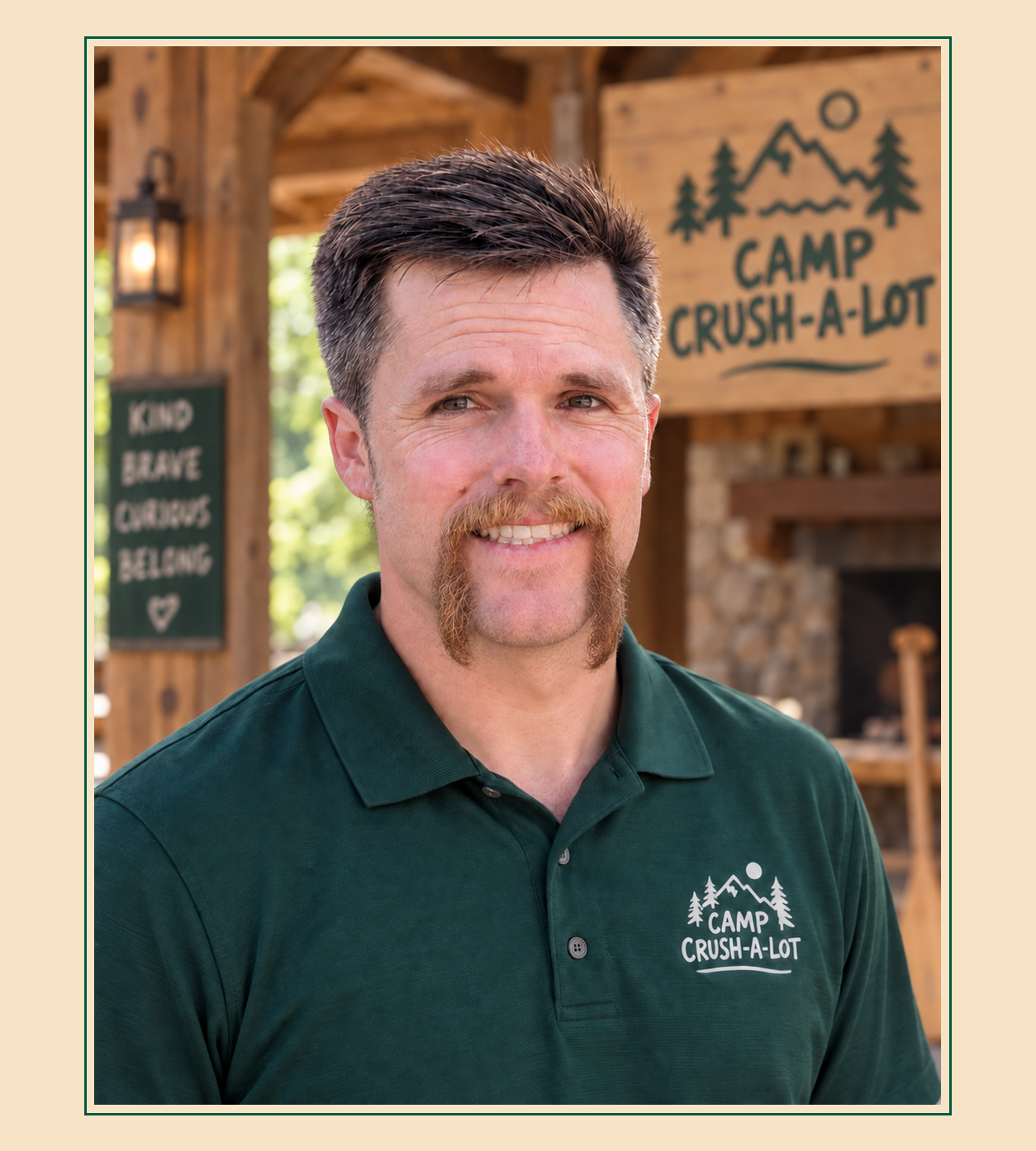 Tom, Camp Counselor at Camp Crush-a-Lot