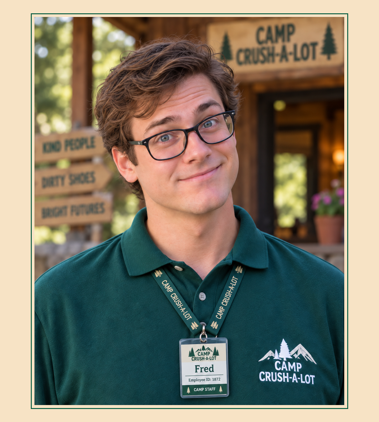 Fred, IT & Marketing at Camp Crush-a-Lot