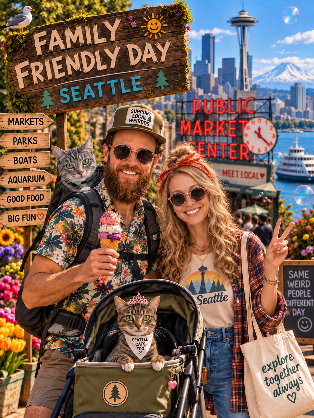 Family-Friendly Seattle Day in the Pacific Northwest